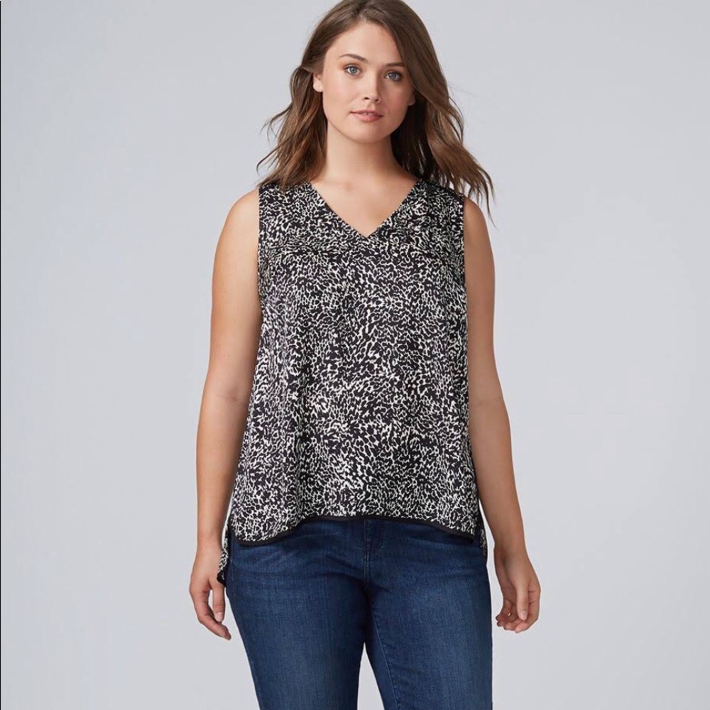 Lane Bryant V-Neck Essential Shell size20